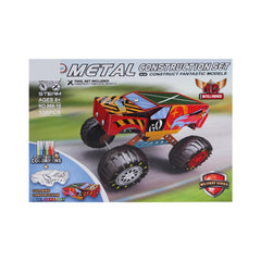 868-10 BIG WHEEL ASSEMBLING CAR RED 128PCS A.I Default Title - MamasJan Toys