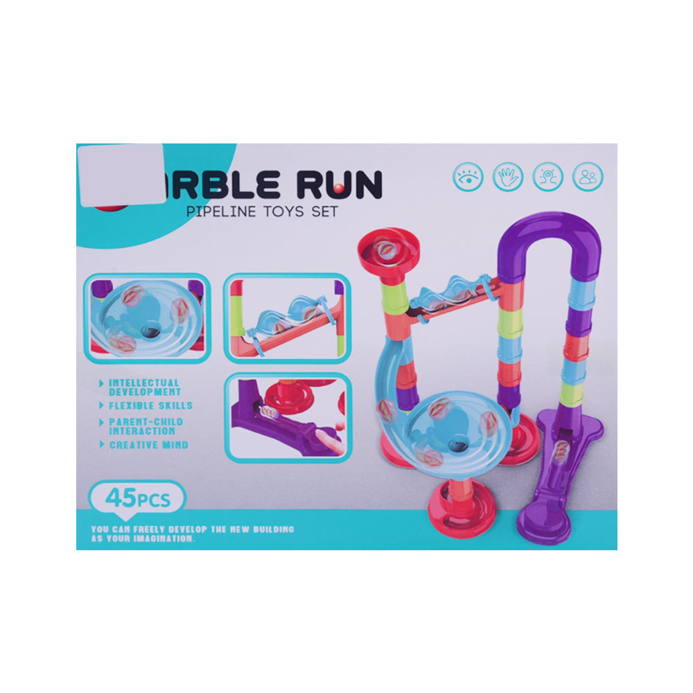8804T MARBEL RUN TRACK BLOCK SET 45PCS A.I Default Title - MamasJan Toys