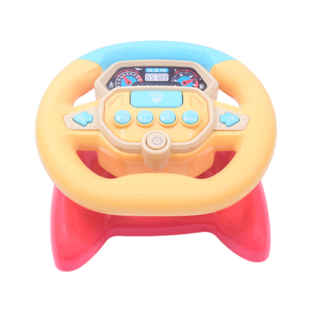 HJ-9016 MUSICAL STEERING WHEEL A.I Default Title - MamasJan Toys