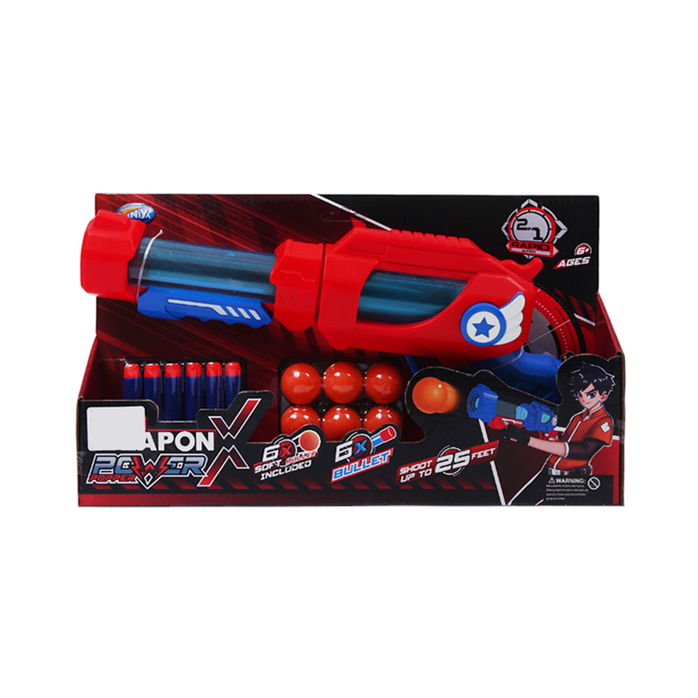 168C-2 SOFT BULLET GUN 2IN1 A.I Default Title - MamasJan Toys