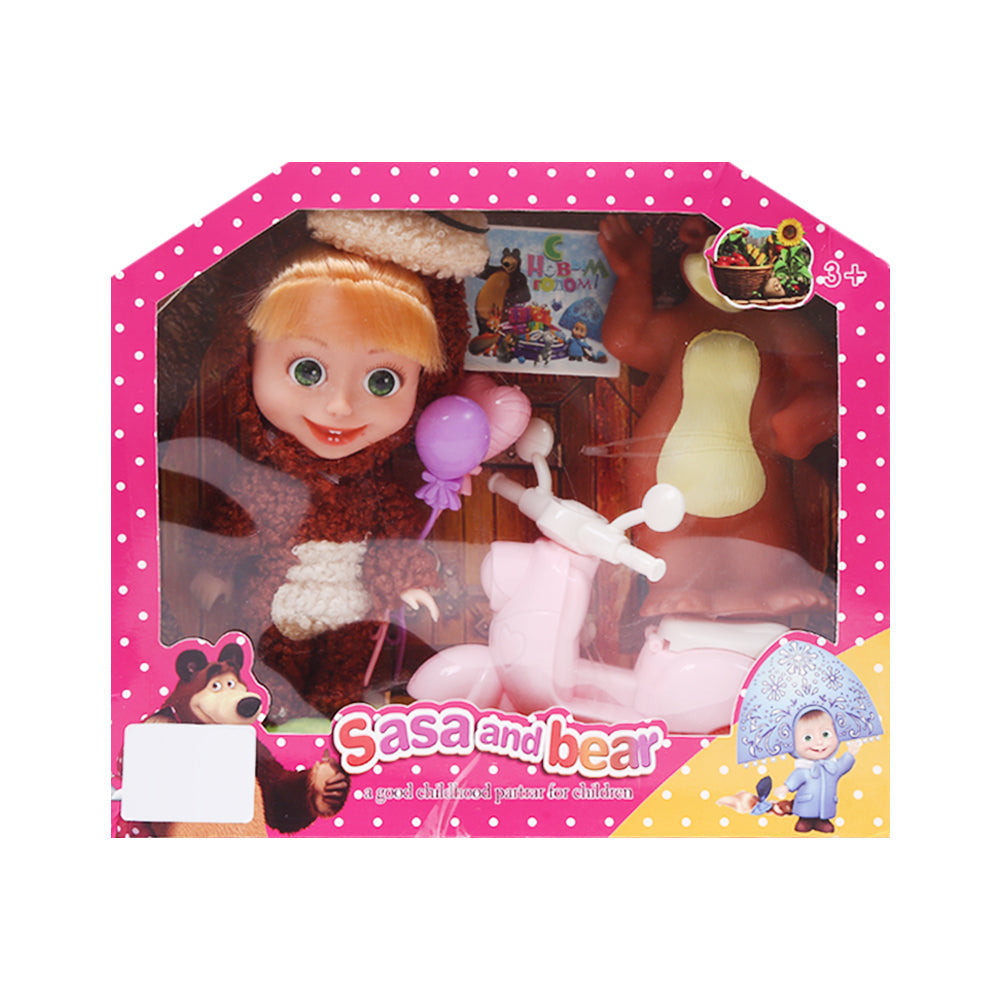 YG2401 SASA & BEAR DOLL W-ACCESSORIES A.I Default Title - MamasJan Toys