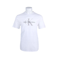 CK MEN S/S R.NECK SHIRT 603204 WHT M (IRS) M - MamasJan mens wear