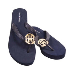 TH WOMEN HEELED FLIP FLOPS REHZIL-Z NVY 7 (IR) Default Title - MamasJan Ladies Shoes & Bags