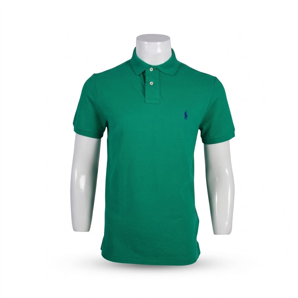 RL MEN S/S POLO SHIRT 656005 GRN M (IR) XL - MamasJan mens wear