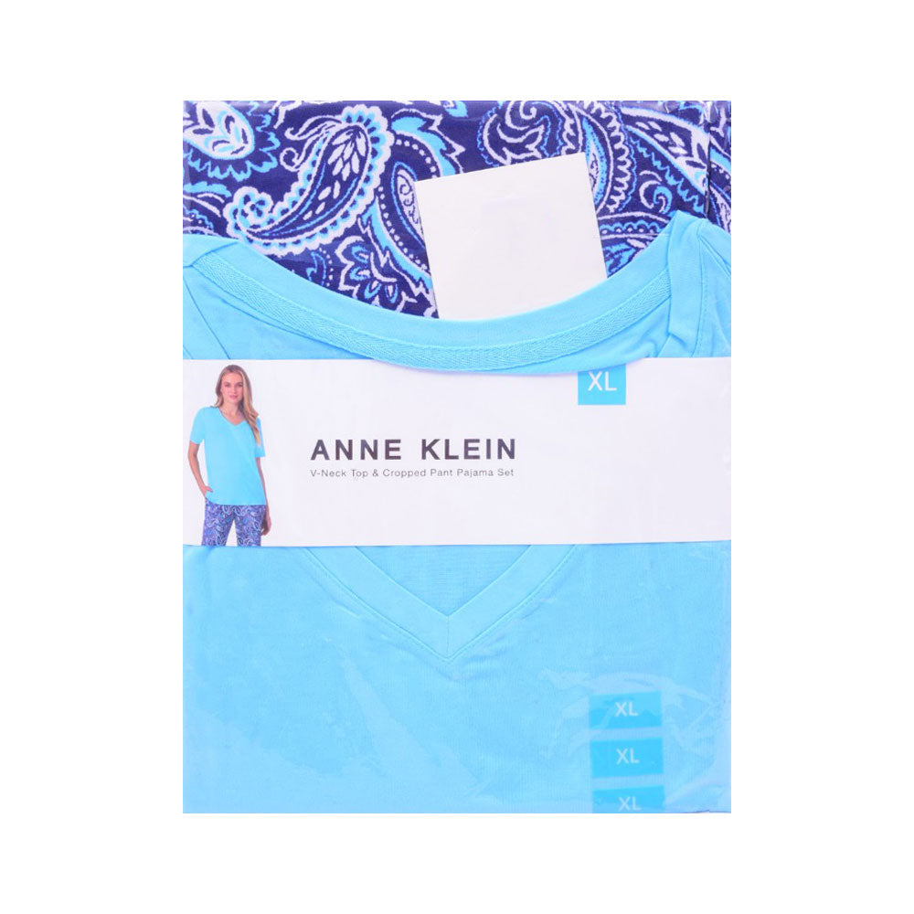 AK WOMEN NIGHT SUIT 328826 NVY/BLU S (IR) S - MamasJan mens wear