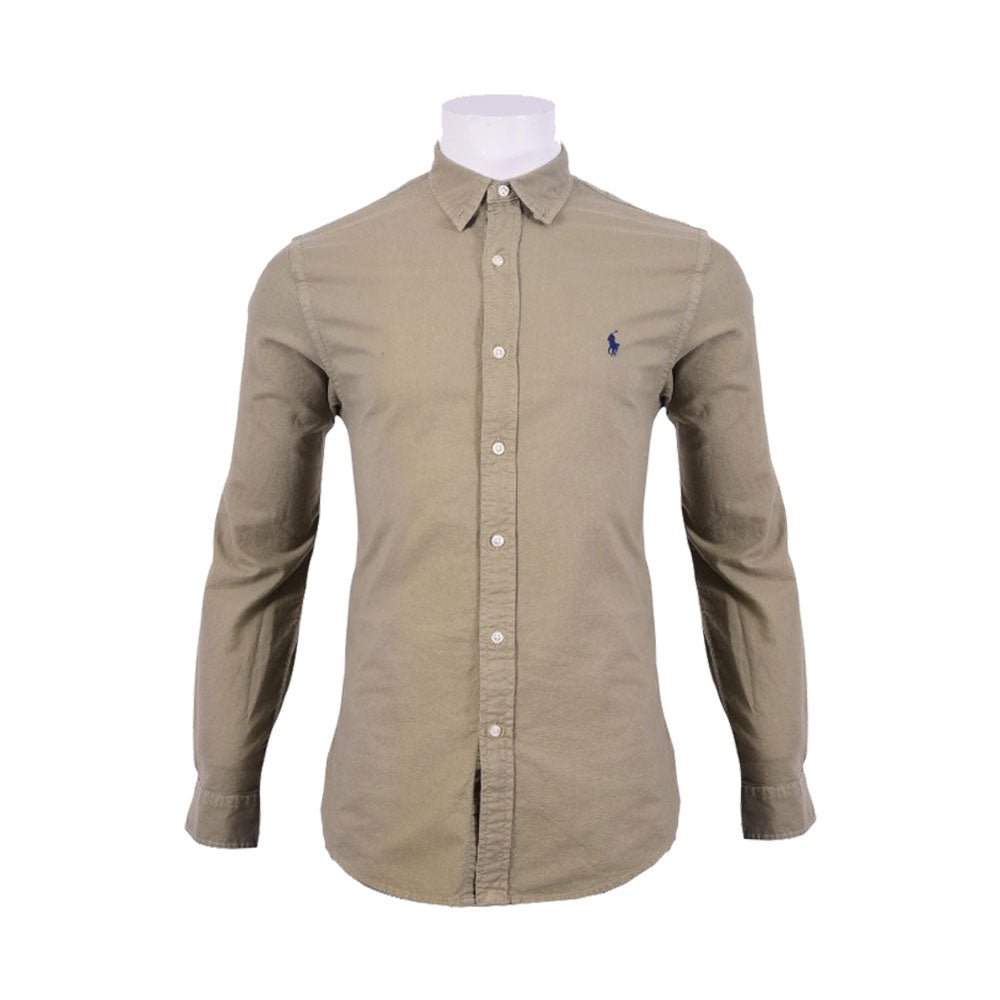 RL MEN L/S BUTTON DOWN SHIRT 257032 GRN L (IR) XL - MamasJan mens wear