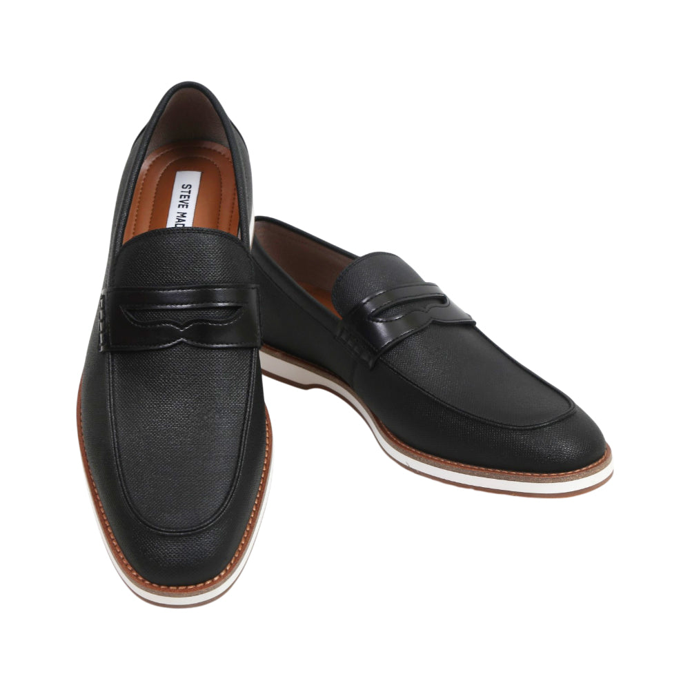 SM MEN SHOES SAVANO BLK 10 (IR) Default Title - MamasJan mens wear