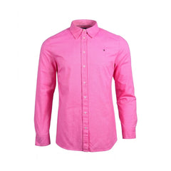 TH WOMEN L/S DRESS SHIRT 76J3130-652 PNK M IR Default Title - MamasJan mens wear