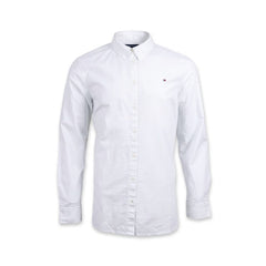 TH WOMEN L/S DRESS SHIRT 76J3231-301 GRN/WHT L IR Default Title - MamasJan mens wear