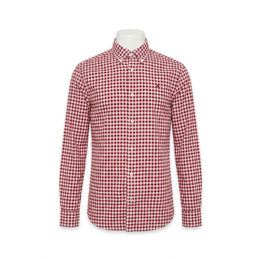 TH MEN L/S BUTTON DOWN SHIRT 78JA876-601 MULTI M (IR) Default Title - MamasJan mens wear
