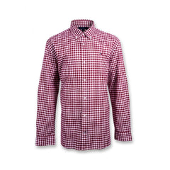 TH MEN L/S BUTTON DOWN SHIRT 78JA876-601 MULTI XL (IR) Default Title - MamasJan mens wear