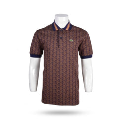 LAC MEN S/S POLO SHIRT DH1417-9I4 BRN M (IRS) XL - MamasJan mens wear
