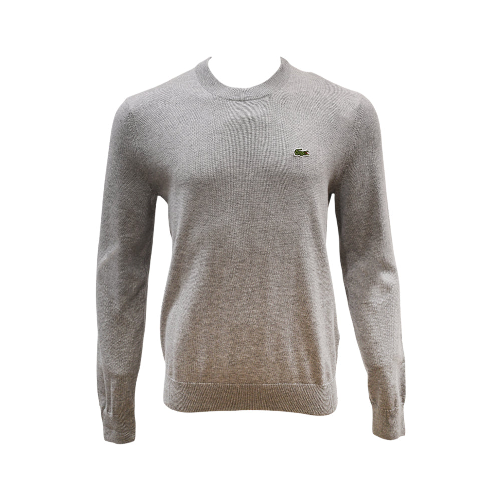 LAC MEN L/S R-NECK SWEATER AH1985-CCA GRY L (IRW) XL - MamasJan mens wear