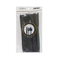 DISPOSIBLE KNIFE BLACK 20PC PACK IR 50707-25 Default Title - MamasJan Grocery Nonfood