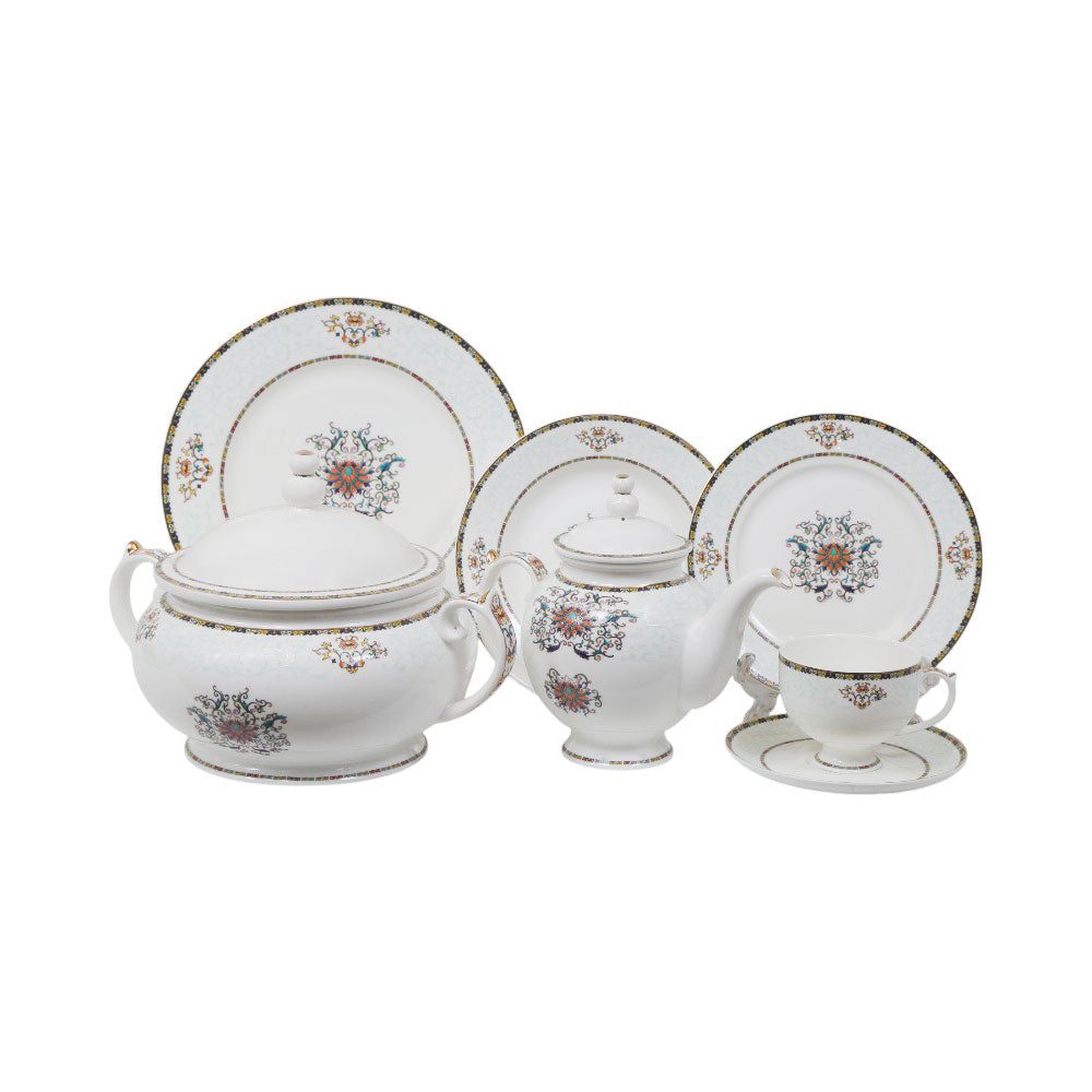 DINNER SET 71PC BONE CHINA SSW-24 Default Title - MamasJan Crockery