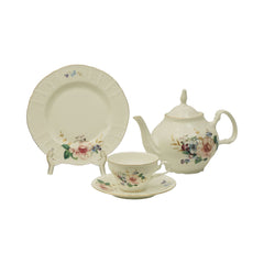 TEA SET 24PC SUPER BONE ELEGANT STYLE NY-YQA4759 Default Title - MamasJan Crockery