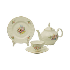 TEA SET 24PC SUPER BONE ELEGANT STYLE NY-YQA4702 Default Title - MamasJan Crockery