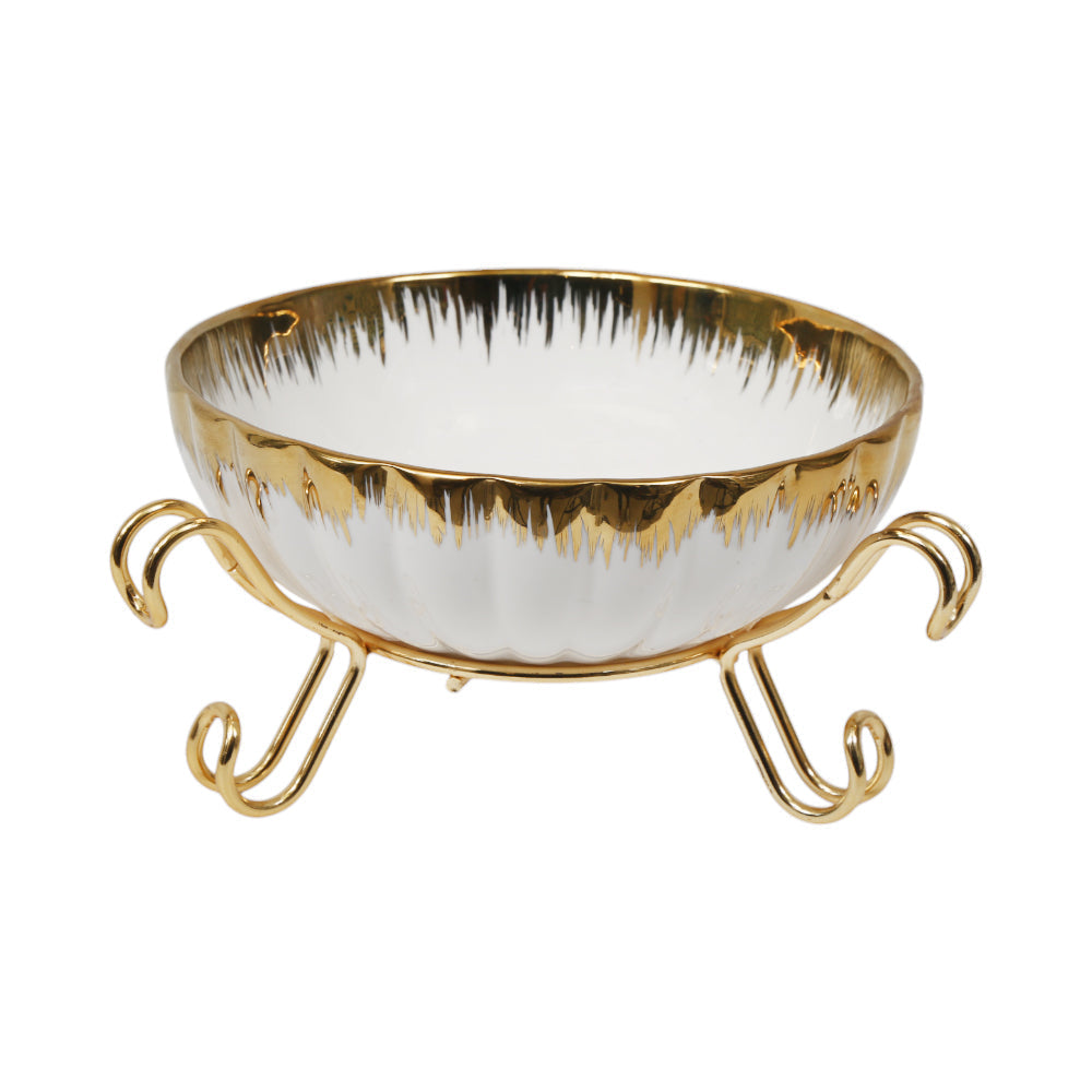 BOWL FRUIT WITH STAND ET015A/HF02 HFE Default Title - MamasJan Crockery