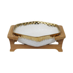BOWL FRUIT WITH STAND ET005/HF04 HFE Default Title - MamasJan Crockery