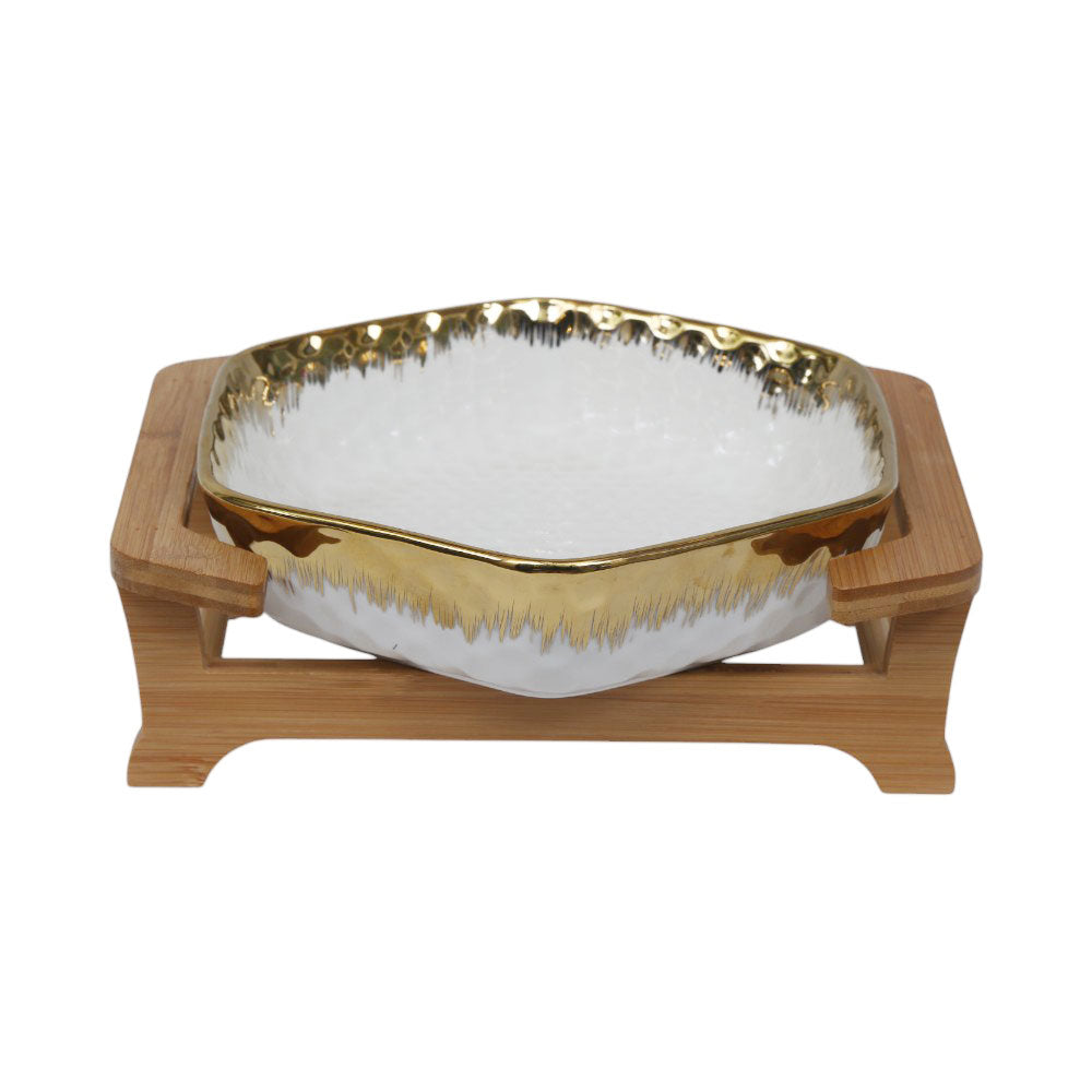 BOWL FRUIT WITH STAND ET006/HF5 HFE Default Title - MamasJan Crockery