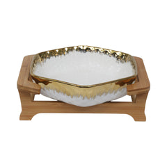 BOWL FRUIT WITH STAND ET006/HF5 HFE Default Title - MamasJan Crockery