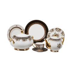 DINNER SET 65PC MORE & MORE DS21A662 AW Default Title - MamasJan Crockery