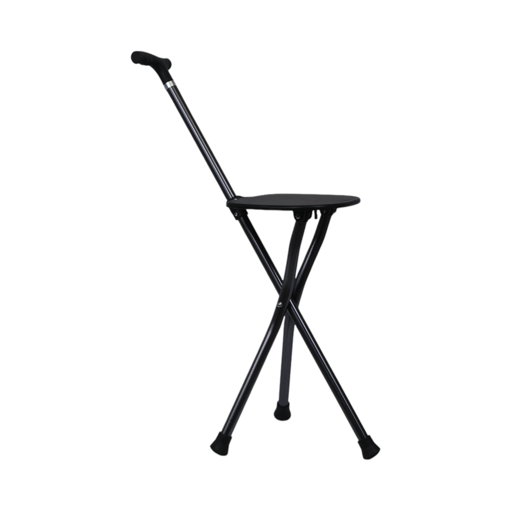 WALKING STICK WITH CHAIR IR 15506-2 Default Title - MamasJan Crockery