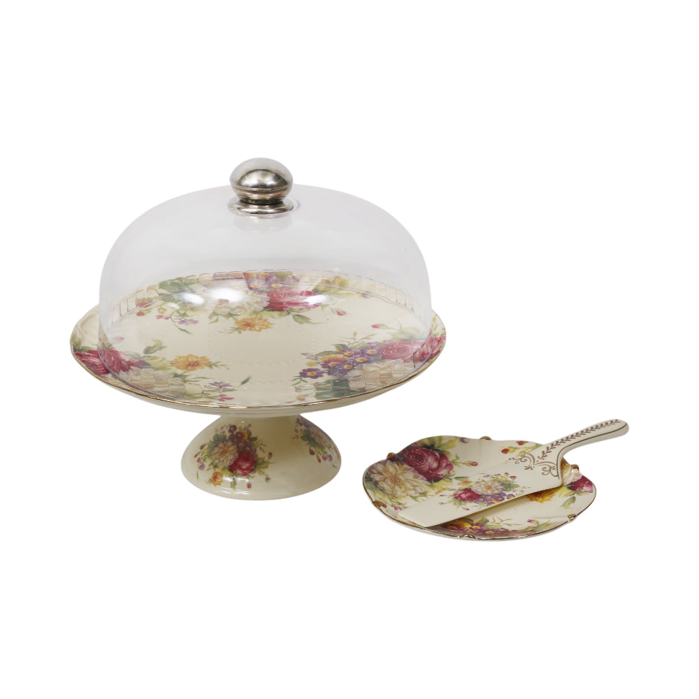 CAKE PLATE SET 9PC PORCELAIN KY1029 MS Default Title - MamasJan Crockery