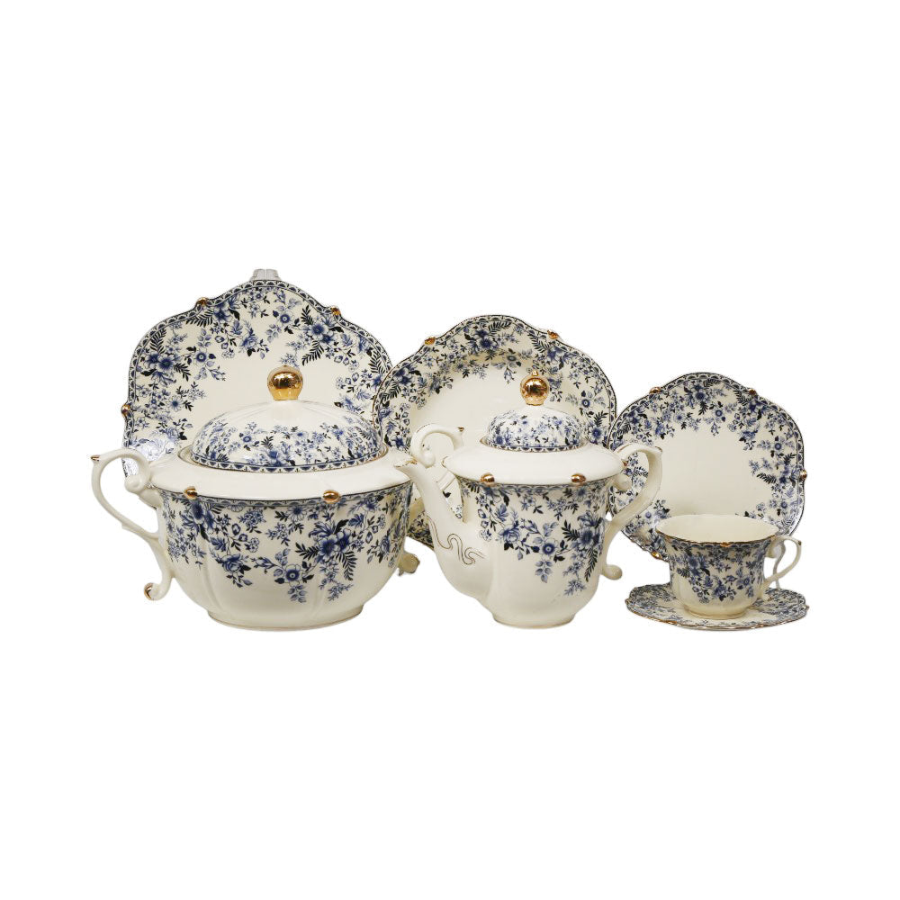 DINNER SET 75PC BONE CHINA KY3028 MS Default Title - MamasJan Crockery