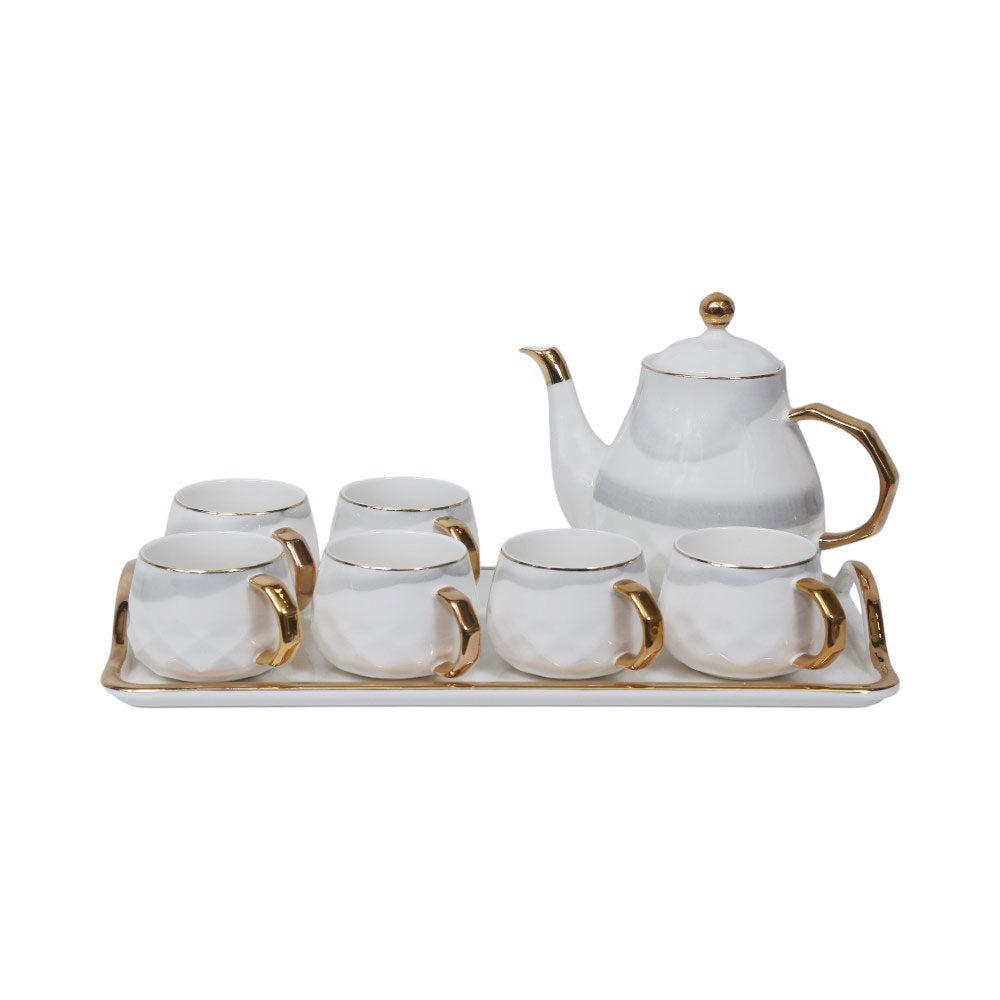 COFFEE SET 9PC CERAMIC DFY-TS003 AE Default Title - MamasJan Crockery