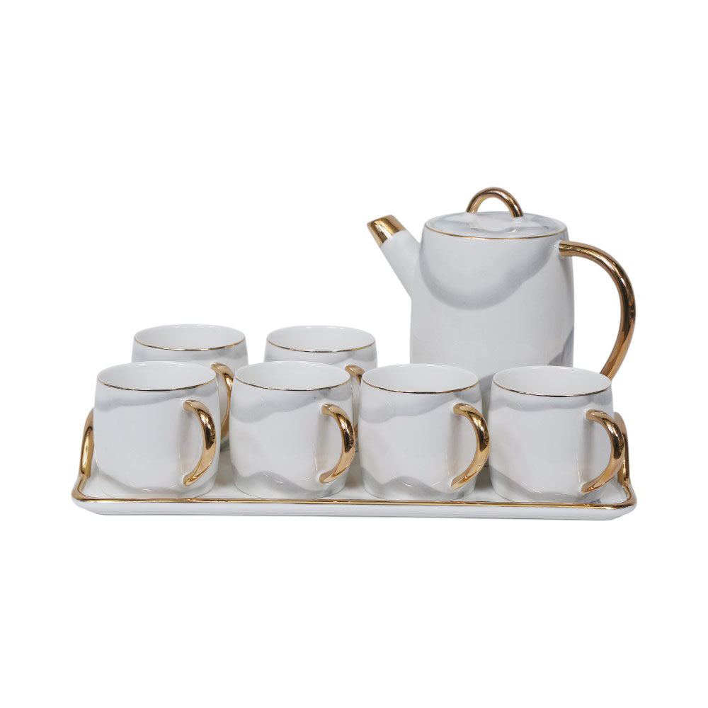 COFFEE SET 9PC CERAMIC DFY-TS007 AE Default Title - MamasJan Crockery