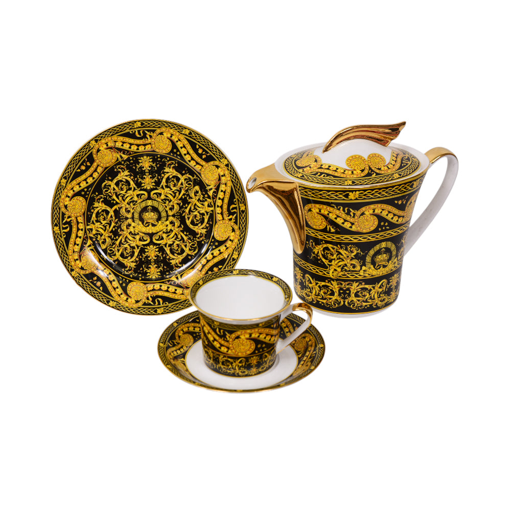 TEA SET 24PC ROYAL BISTRO 870 Default Title - MamasJan Crockery