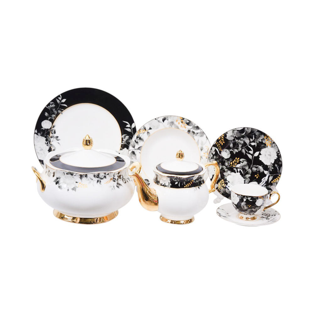 DINNER SET 89PC MORE & MORE DS21A262 AW Default Title - MamasJan Crockery
