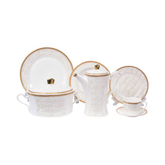 DINNER SET 61PC BONE CHINA CFQ06 KC Default Title - MamasJan Crockery