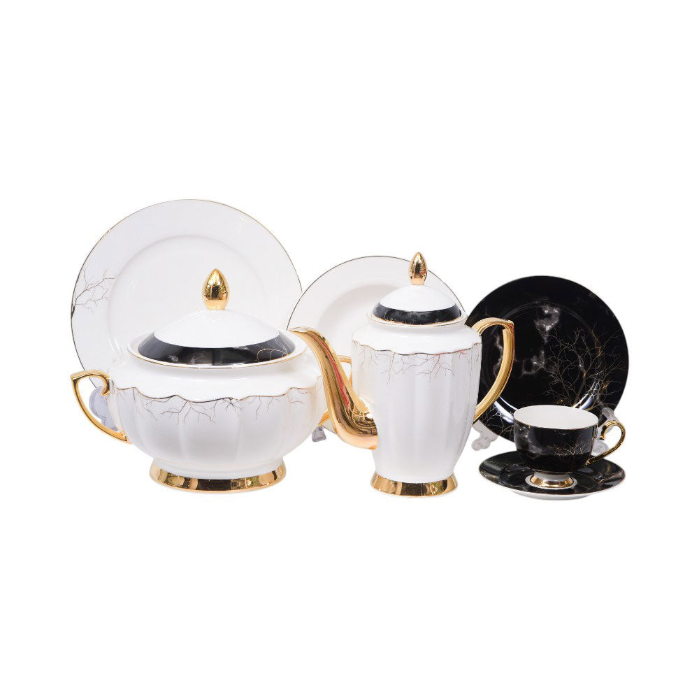 DINNER SET 65PC MORE & MORE DS21A008 Default Title - MamasJan Crockery