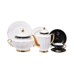DINNER SET 65PC MORE & MORE DS21A008 Default Title - MamasJan Crockery