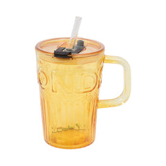 MUG WITH STRAW IR D1-5 Default Title - MamasJan Crockery