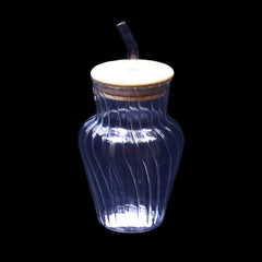 MUG WITH STRAW IR 4345-17/D69-71 Default Title - MamasJan Crockery
