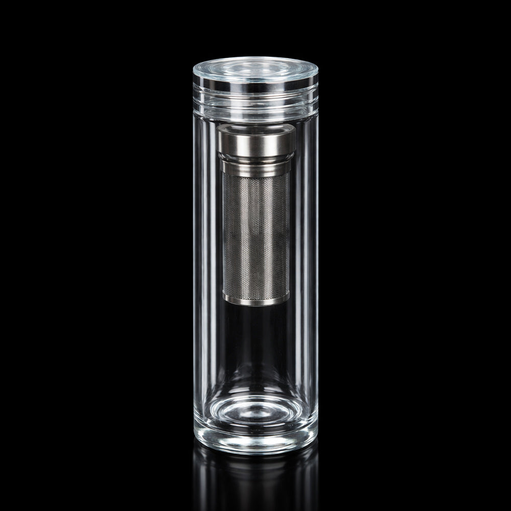 BOTTLE GLASS DOUBLE WALL IR H30-31 Default Title - MamasJan Crockery