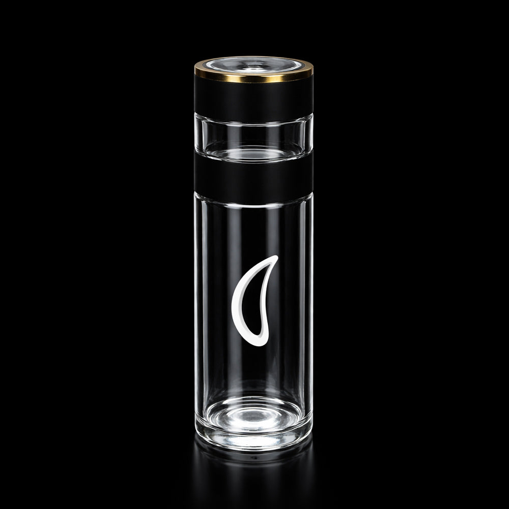 BOTTLE GLASS DOUBLE WALL IR H21-22 Default Title - MamasJan Crockery