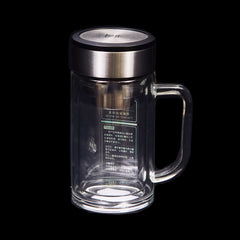 MUG GLASS INSULATED DOUBLE WALL IR H11-15 Default Title - MamasJan Crockery