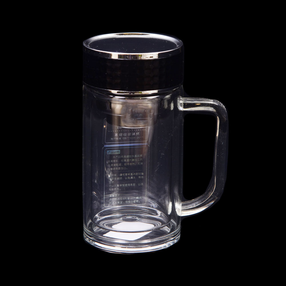 MUG GLASS INSULATED DOUBLE WALL IR H23-27 Default Title - MamasJan Crockery