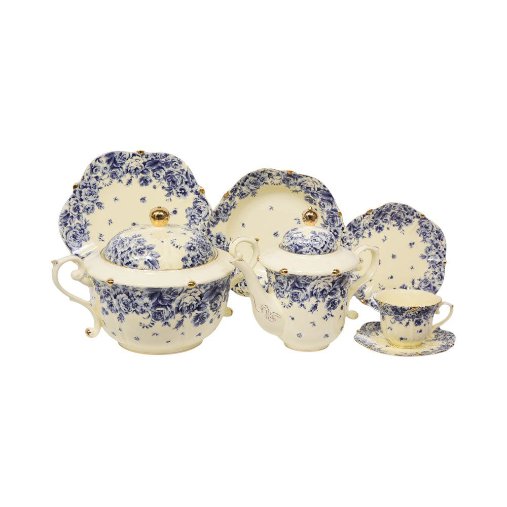 DINNER SET 75PC BONE CHINA KY8415 MS Default Title - MamasJan Crockery