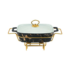 DONGA RECTANGULAR MORE & MORE CX2420 BLACK Default Title - MamasJan Crockery