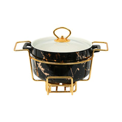 DONGA ROUND MORE & MORE CX992M BLACK Default Title - MamasJan Crockery