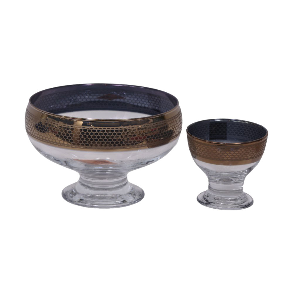 FRUIT SET 7PC PSB HOME & TABLE CUT GOLD L97076-HGA26 Default Title - MamasJan Crockery