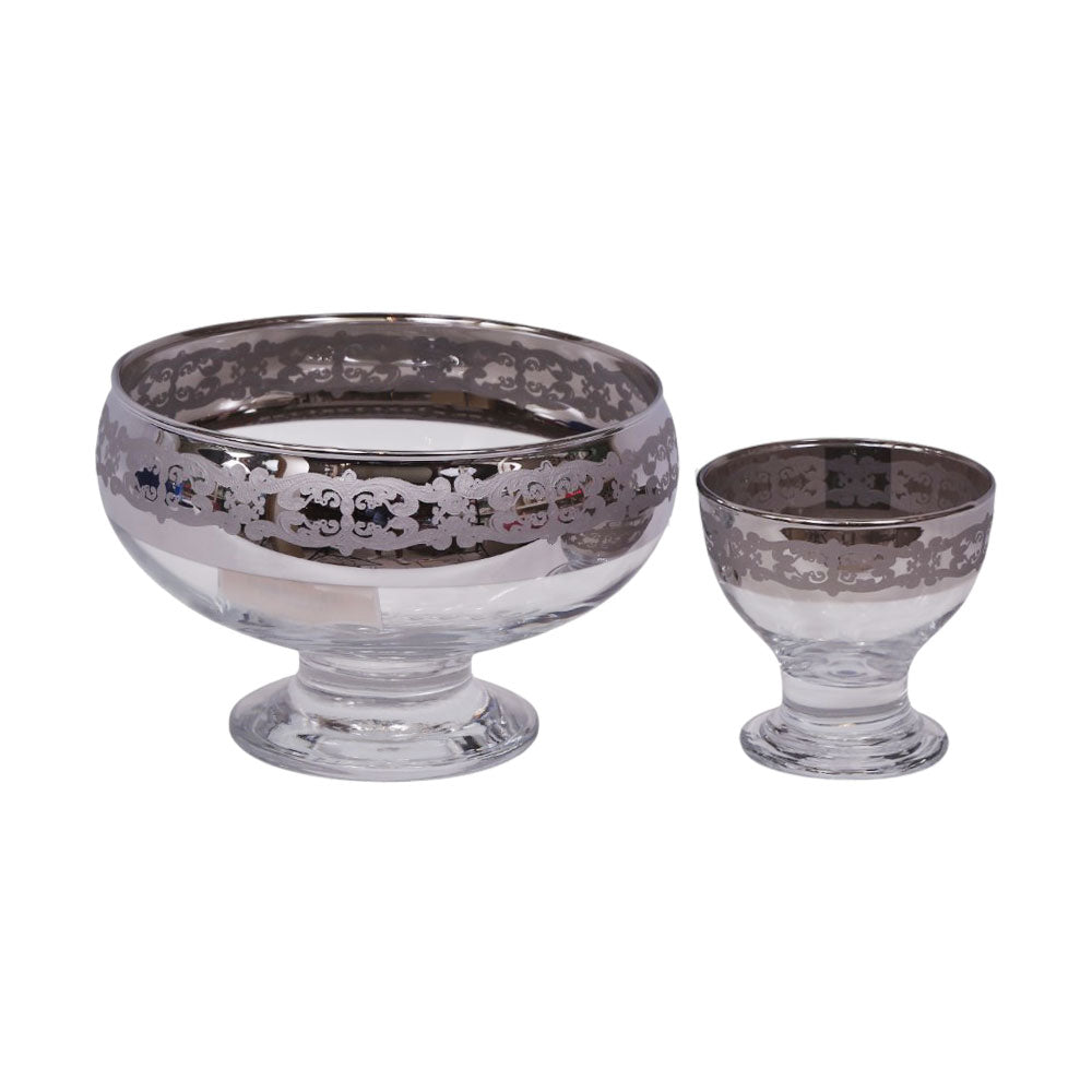 FRUIT SET 7PC PSB HOME & TABLE CUT SILVER L97076-HSA123 Default Title - MamasJan Crockery