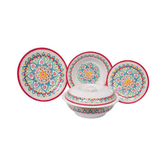 DINNER SET 53PC MELAMINE ROUND 142100C Default Title - MamasJan Crockery