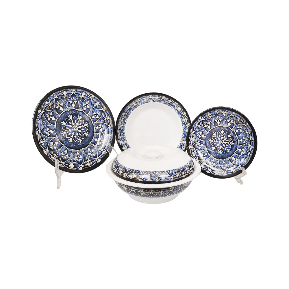 DINNER SET 53PC MELAMINE ROUND 142100D Default Title - MamasJan Crockery