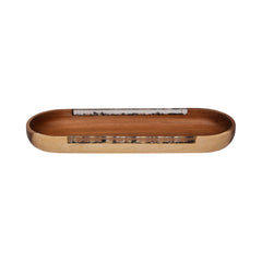 TRAY WOODEN IR 981-2 Default Title - MamasJan Crockery